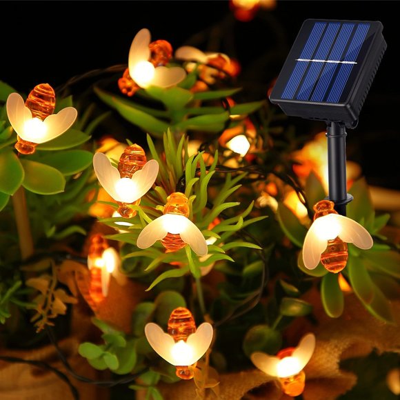 Solar Honeybee Fairy Lights - Picture 4 of 5